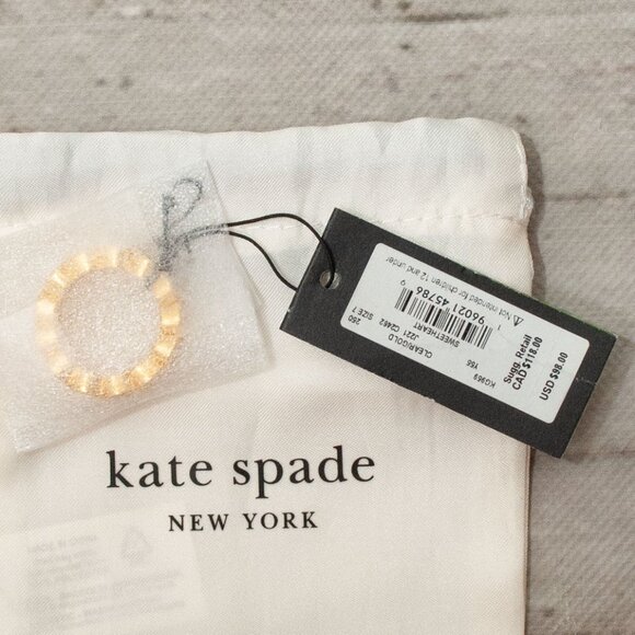 NWT kate spade Sweetheart Eternity Ring size 7 - Picture 9 of 10
